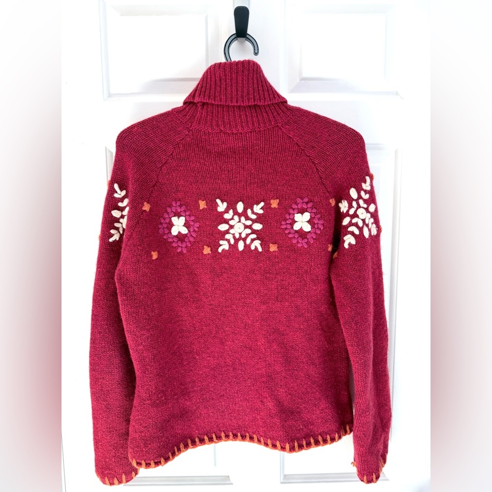 Vintage Tristan & Iseut Wool Turtleneck Sweater - Picture 3 of 4